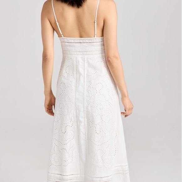 Magaschoni elegant White Lace Dress IDENTICAL TO ALC - Picture 3 of 15